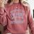 University Of Im Done Retirement Graduation 2026 Premium Tri-Blend Comfort Colors Sweatshirt Crimson