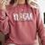 Valentines Day NICU Nurse Cute Bear Neonatal ICU Graduation Comfort Colors Sweatshirt Crimson