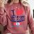Vet Tech I Love Veterinary Technician Graduation Comfort Colors Sweatshirt Crimson