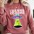I Wanna Go Home Introvert UFO UAP Flying Saucer Trippy Alien Raglan Baseball Tee Comfort Colors Sweatshirt Crimson