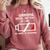 Warning Social Battery Is Low Introvert Shirt Comfort Colors Sweatshirt Crimson Warning Social Battery Is Low Introvert Shirt Comfort Colors Sweatshirt Crimson