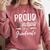 Wife's Graduation Shirt 2018 Proud Husband Of a Graduate Comfort Colors Sweatshirt Crimson