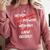 Woman Law Degree Graduation Diploma Party Comfort Colors Sweatshirt Crimson