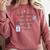 Women Pharmacist Valentines Pharmacy Technician Graduation Comfort Colors Sweatshirt Crimson