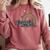 Women's Class Of 2026 Graduation Special Occasion Comfort Colors Sweatshirt Crimson