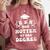 Women's Groovy Nurse BSN Now Hotter By One Degree Graduation BSN RN Comfort Colors Sweatshirt Crimson
