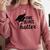 Women's One Degree Hotter College Masters PhD Graduation Party Comfort Colors Sweatshirt Crimson