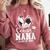 Women's Senior Nana Class Of 2026 Soccer Graduation Heart Comfort Colors Sweatshirt Crimson