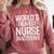 World's Okayest Nurse Practitioner NP Graduation Comfort Colors Sweatshirt Crimson