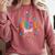 Wound Care Nurse Squad Appreciation Graduation Staff RN Comfort Colors Sweatshirt Crimson