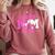 Wrestling Senior Mom Wrestling Senior 2026 Graduation Comfort Colors Sweatshirt Crimson