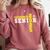 Wrestling Senior Night Wrestling Senior 2025 Graduation 22 Comfort Colors Sweatshirt Crimson