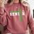 Wrestling Senior Night Wrestling Senior 2025 Graduation 34 Comfort Colors Sweatshirt Crimson