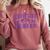 Wrestling Senior Night Wrestling Senior 2025 Graduation 49 Comfort Colors Sweatshirt Crimson
