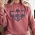 Wrestling Senior Night Wrestling Senior 2025 Graduation 66 Comfort Colors Sweatshirt Crimson