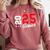 Wrestling Senior Night Wrestling Senior 2025 Graduation 75 Comfort Colors Sweatshirt Crimson
