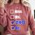 Zeta Phi Beta Doctor Graduation Zeta Phi Beta HBCU Doctor Comfort Colors Sweatshirt Crimson