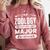 Zoology Major Graduation Zoology Quote Comfort Colors Sweatshirt Crimson