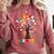 100 Days In The Books Reading Teacher 100th Day Of School Premium Comfort Colors Sweatshirt Orchid