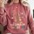 100 Days In The Books Reading Teacher Cute Book Lover Comfort Colors Sweatshirt Orchid