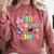 100th Day Of School Teacher Books 100 Days Of School Women Comfort Colors Sweatshirt Orchid