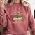 1955 Chapter Seventy 70th Birthday Wildflower Book 70 Yr Old Comfort Colors Sweatshirt Orchid