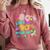 1980s 80's Baby 1990s 90's Made Me Birthday Nostalgia Vibes Comfort Colors Sweatshirt Orchid