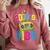 2000's Vibe Hip Hop Costume Early 2000s Party Nostalgia Comfort Colors Sweatshirt Orchid
