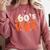 60's Vibe Retro Nostalgia Classic Mixtape Era 1960s Party Comfort Colors Sweatshirt Orchid