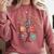 67 Days In The Books Reading Teacher 67th Day Of School Comfort Colors Sweatshirt Orchid