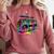 80s 90s Hip Hop Nostalgia Retro Boombox Music Lovers Comfort Colors Sweatshirt Orchid