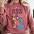 80s Nostalgia Never Forget Comfort Colors Sweatshirt Orchid