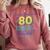80s Nostalgia Retro Humor So Glad I Grew Up In The 80s Comfort Colors Sweatshirt Orchid