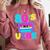 80's Vibe Retro Style Cassette Tape Nostalgia 1980s Party Comfort Colors Sweatshirt Orchid