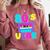 80's Vibe Retro Style Cassette Tape Nostalgia 1980s Party Premium Tri-Blend Comfort Colors Sweatshirt Orchid