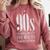 The 90s I'd Go Back For Five Minutes Nostalgia Quote Comfort Colors Sweatshirt Orchid
