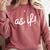 As If 90s Nostalgia Quote Movie T Shirt Premium Tri-Blend Comfort Colors Sweatshirt Orchid