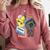 90s Retro Cassette And Walkman Nostalgia Graphic Tee Comfort Colors Sweatshirt Orchid