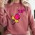 90’s Ring Retro Nostalgia Colorful Throwback Comfort Colors Sweatshirt Orchid