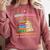 Abibliophobia Book Lovers Graphic Comfort Colors Sweatshirt Orchid