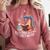 Adorable Book Lover Dragon Read Books Be Kind Stay Weird Comfort Colors Sweatshirt Orchid