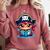 Adorable Book Lover Pirate With Reading Glasses Cute Comfort Colors Sweatshirt Orchid Adorable Book Lover Pirate With Reading Glasses Cute Comfort Colors Sweatshirt Orchid