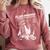 Alien Abduction UFO Lovers Comic Book Style Shirt Comfort Colors Sweatshirt Orchid