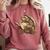 Alligator Snapping Turtle Reading A Book Comfort Colors Sweatshirt Orchid
