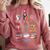 Ally Anti Trump Liberal BLM Love Is Love Banned Books Icons Comfort Colors Sweatshirt Orchid