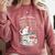 Anti-Social Book-Club Cat Graphic Comfort Colors Sweatshirt Orchid