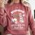 Anti-Social Book Club Reader Books & Coffee Dark Academia Premium Tri-Blend Comfort Colors Sweatshirt Orchid