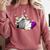 Asexual Book Lover LGBT Reading Pride Ace Flag Daisy Comfort Colors Sweatshirt Orchid