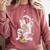 Astronaut Reading Book Space Galaxy Bookworm Men Women Kids Comfort Colors Sweatshirt Orchid