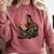 Attila The Hun Reading A Book Comfort Colors Sweatshirt Orchid